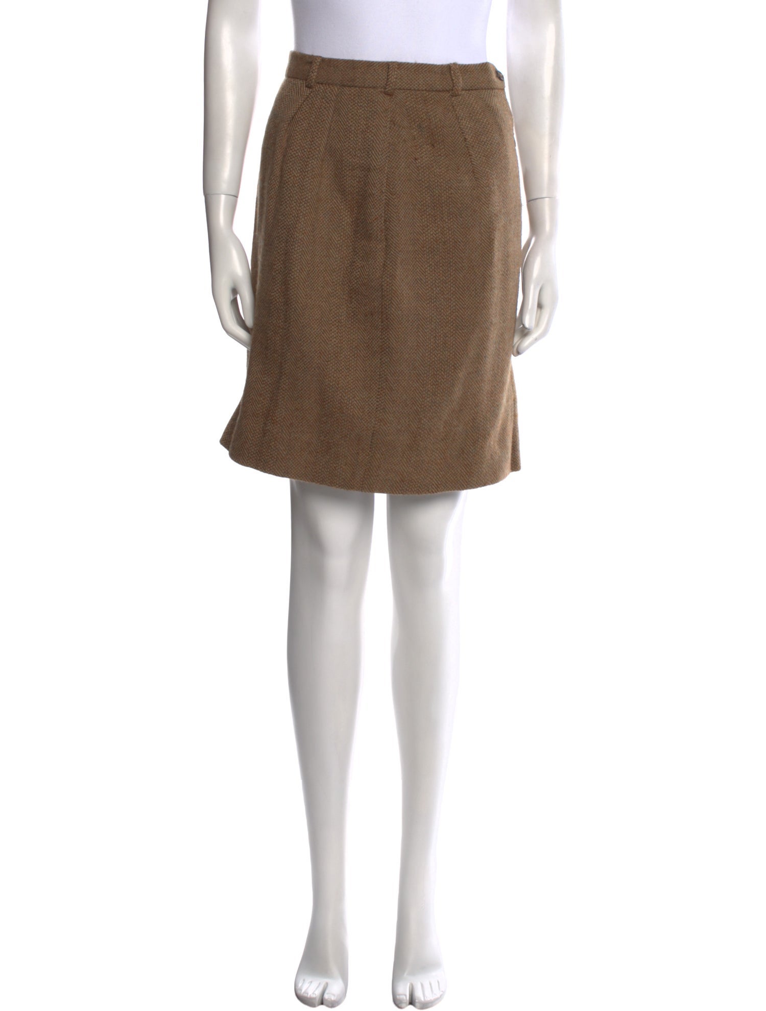 Ralph Lauren Purple Label Wool Knee-Length Skirt