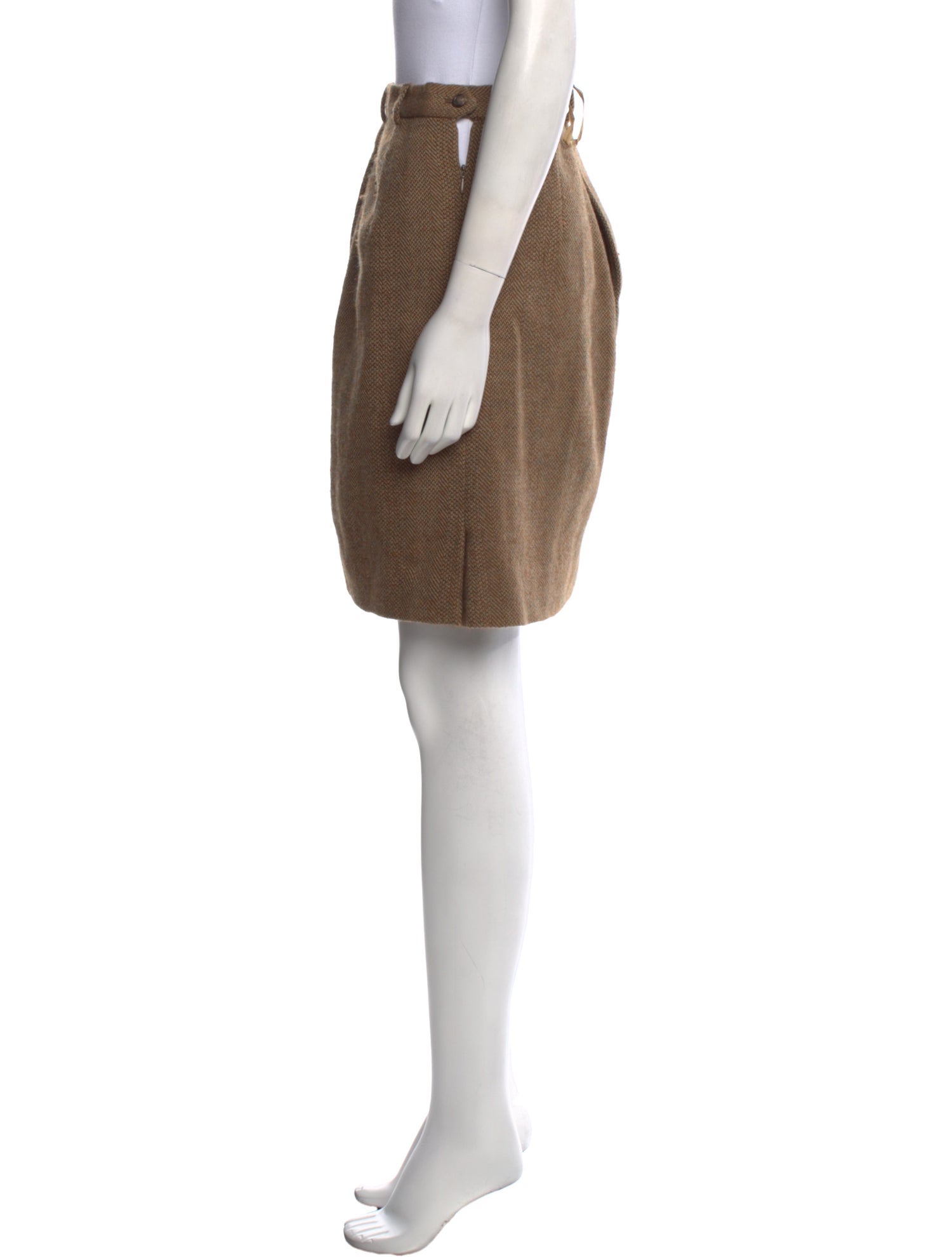 Ralph Lauren Purple Label Wool Knee-Length Skirt