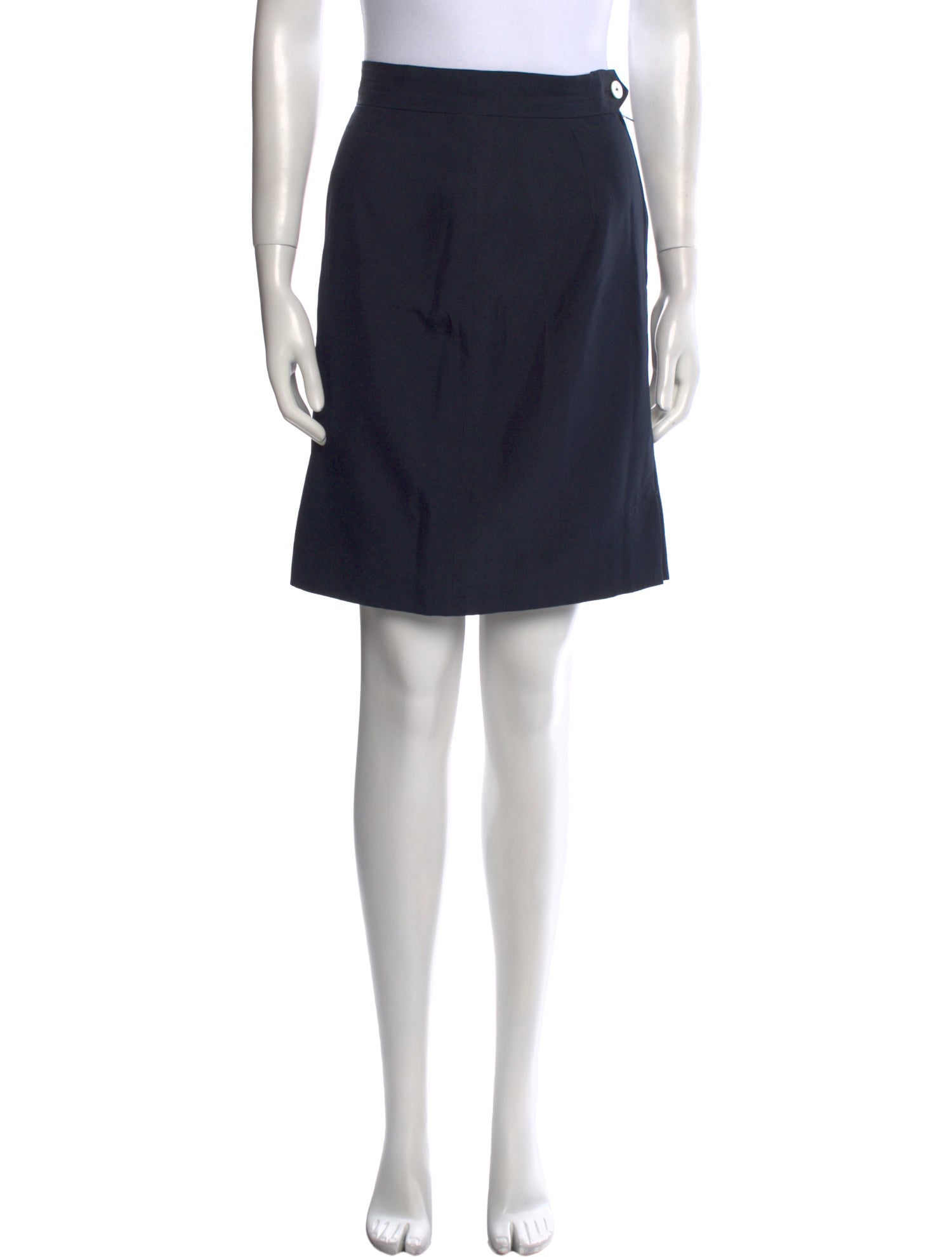Ralph Lauren Collection Silk Knee-Length Skirt