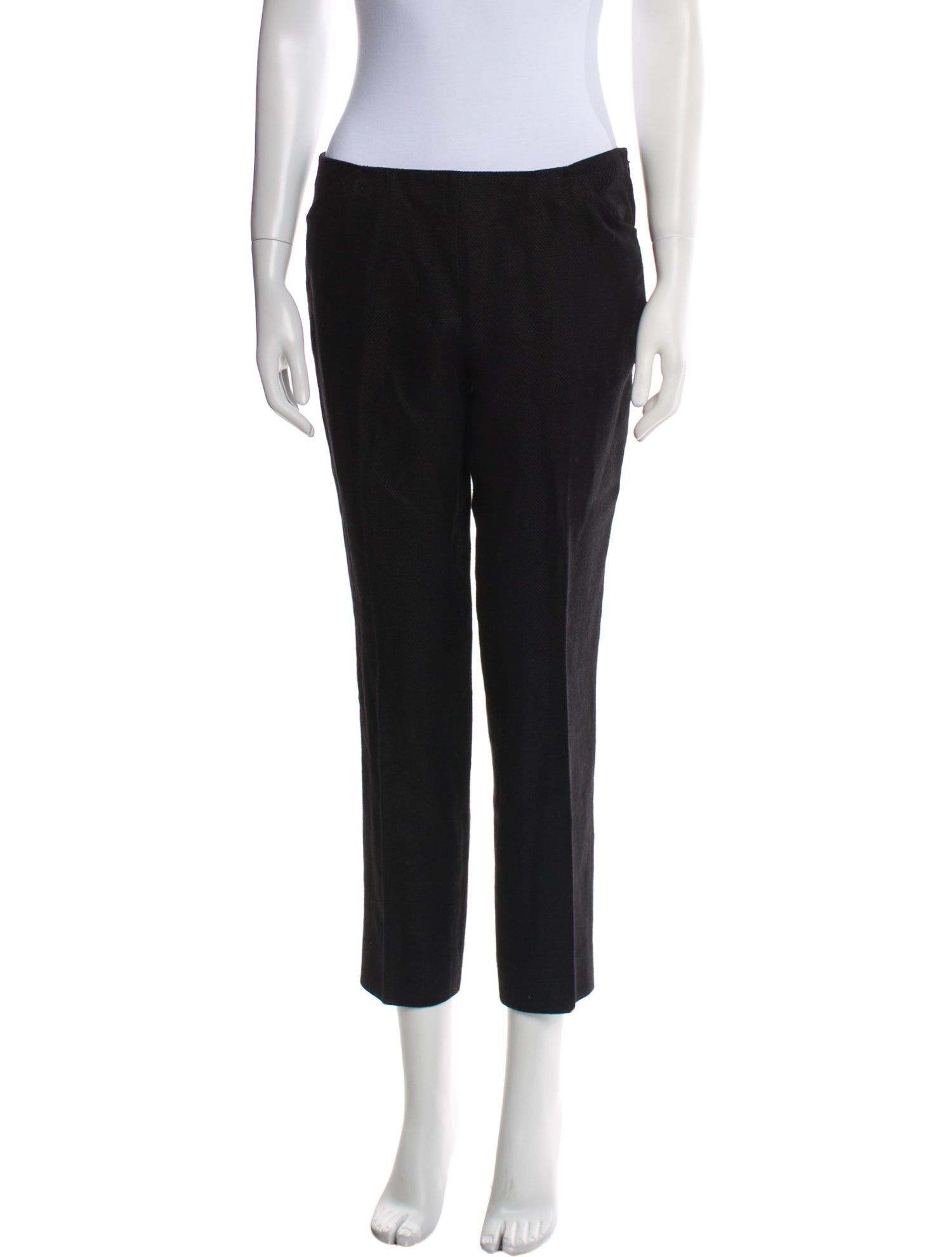 Ralph Lauren Purple Label Linen Straight Leg Pants