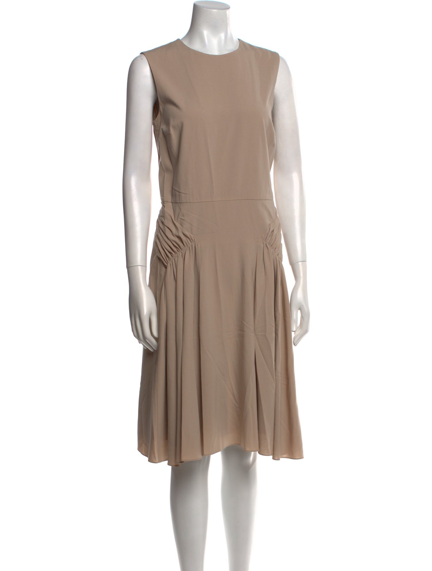 Ralph Lauren Purple Label Wool Midi Length Dress