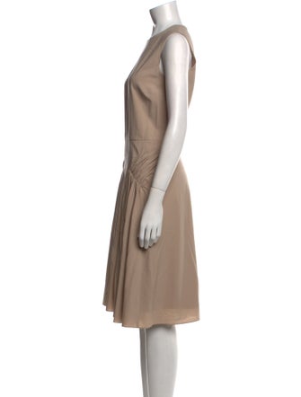 Ralph Lauren Purple Label Wool Midi Length Dress