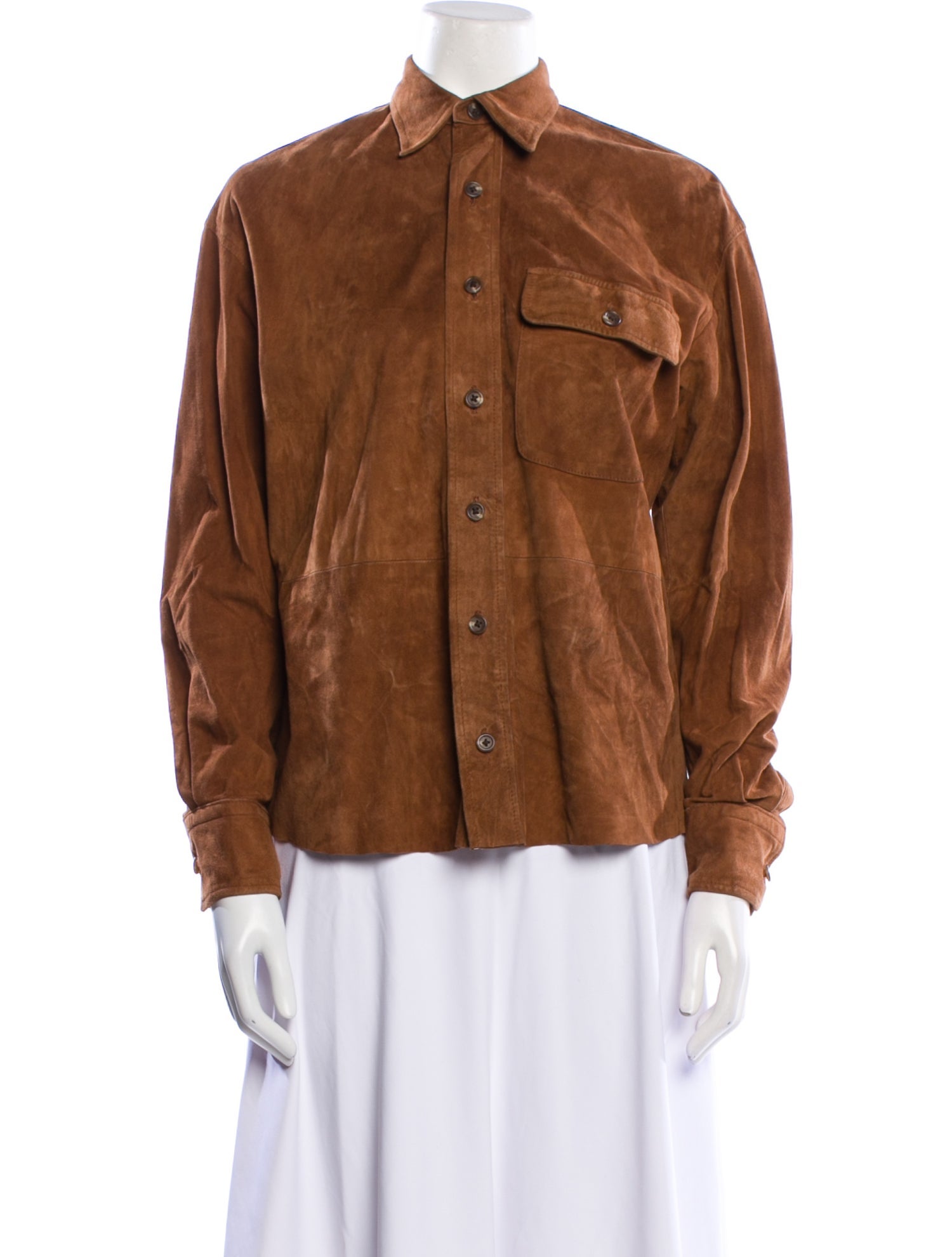 Ralph Lauren Collection Suede Utility Jacket