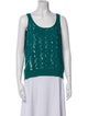 Ralph Lauren Purple Label Scoop Neck Sleeveless Top