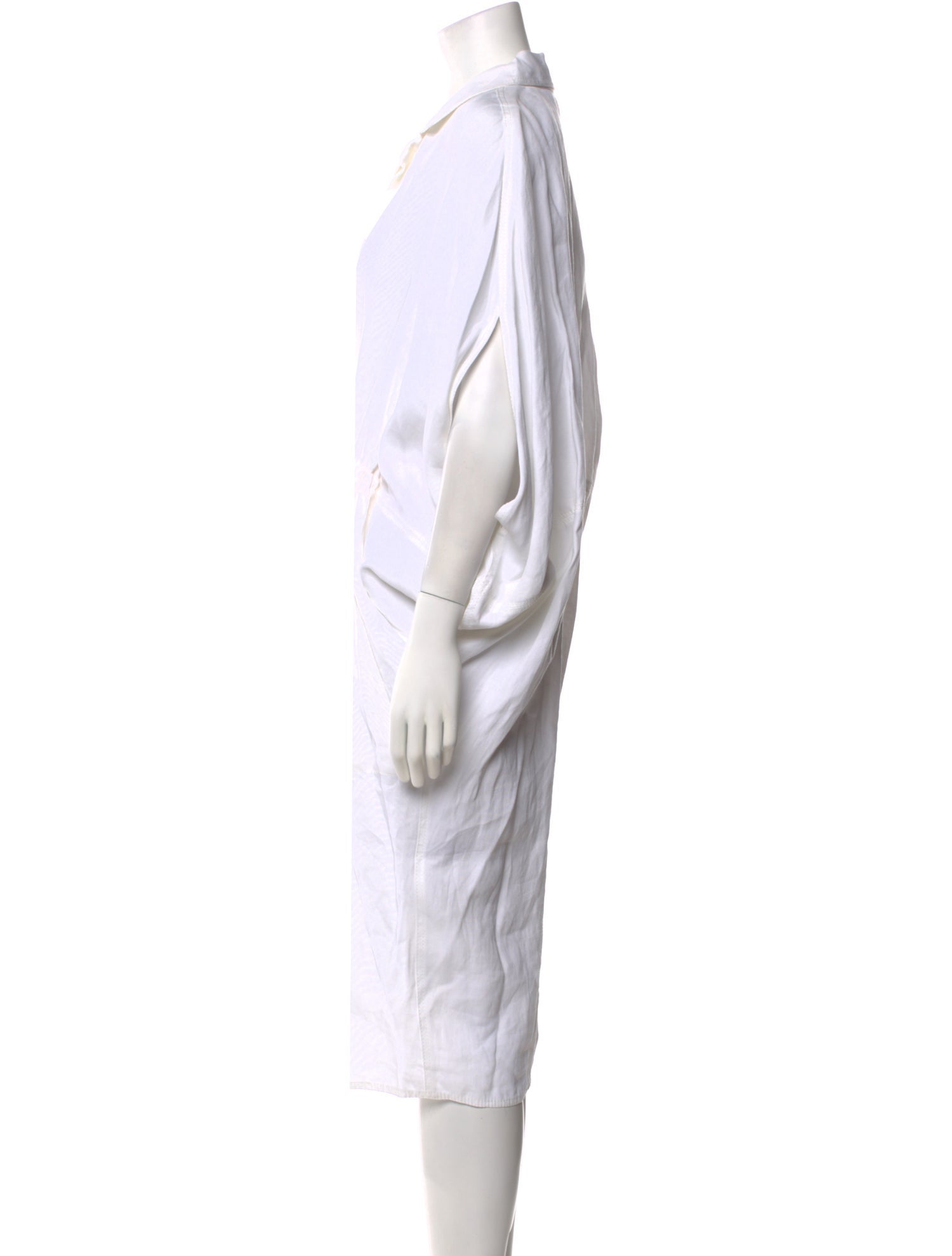 Ralph Lauren Purple Label Linen Midi Length Dress