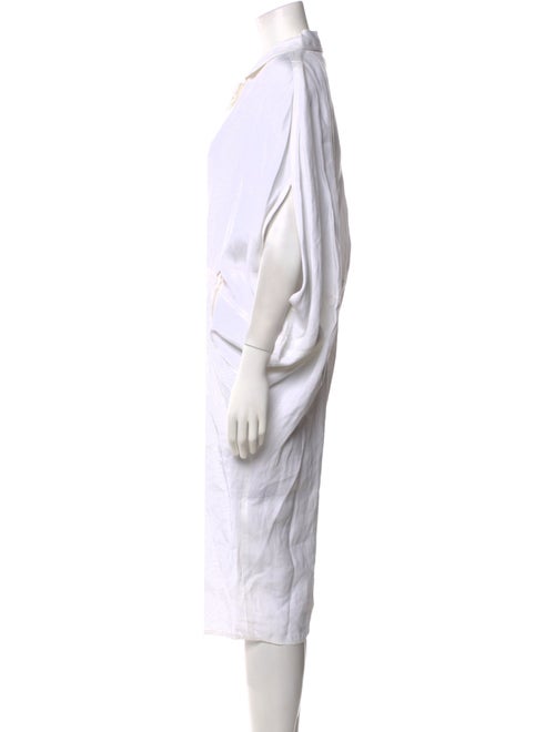 Ralph Lauren Purple Label Linen Midi Length Dress