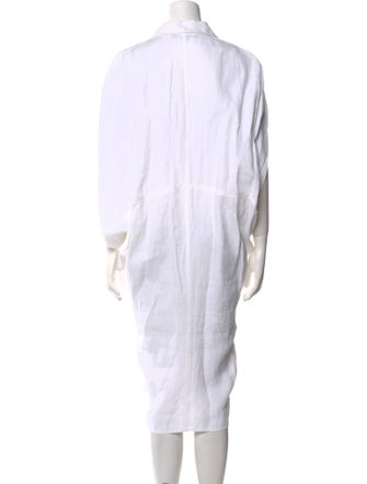 Ralph Lauren Purple Label Linen Midi Length Dress