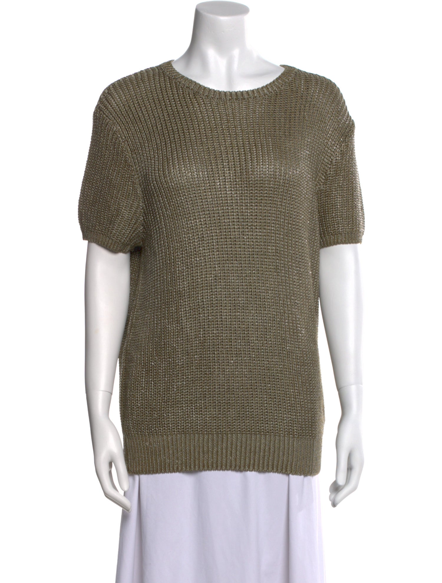 Ralph Lauren Purple Label Silk Scoop Neck Sweatshirt w/ Tags