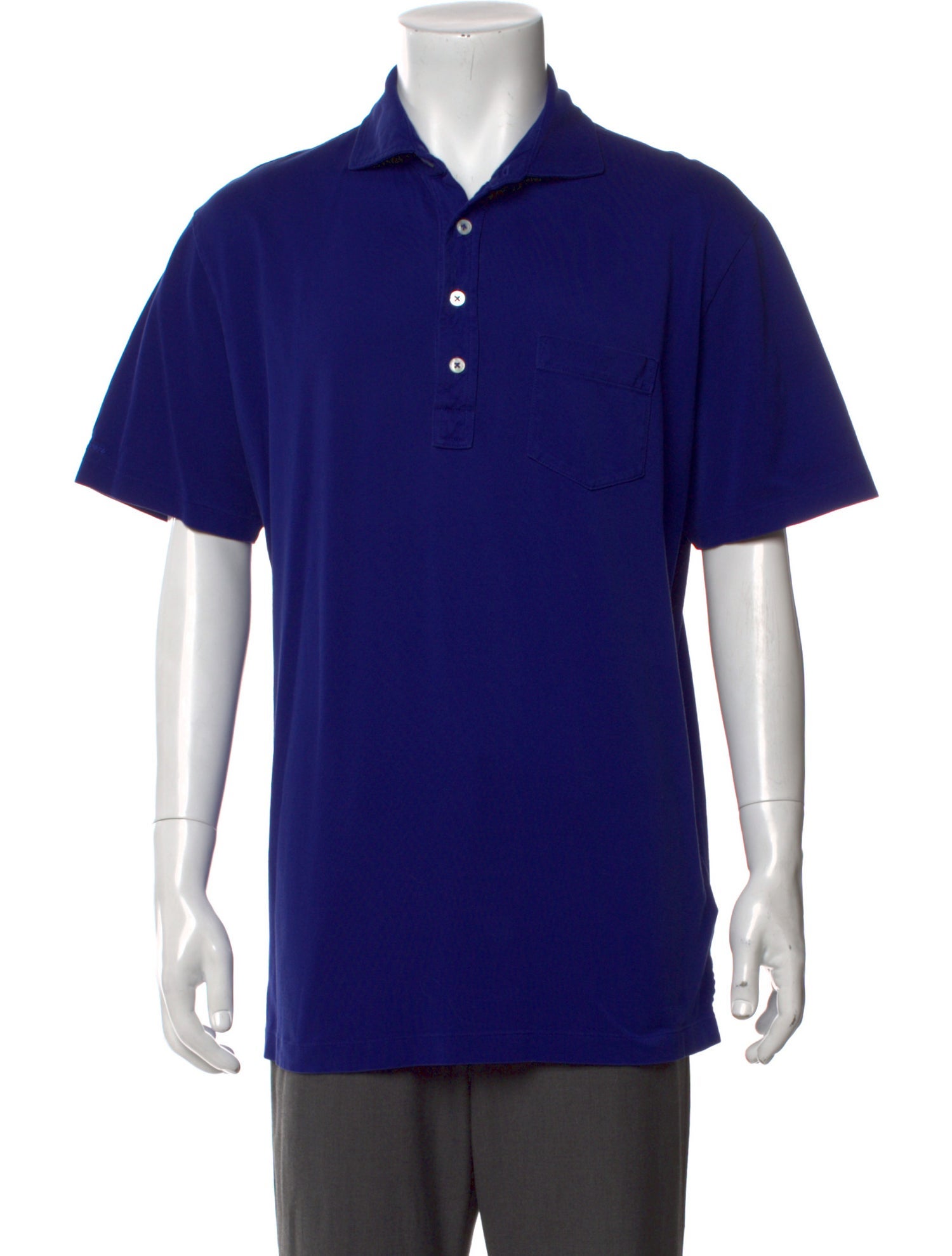 Ralph Lauren Purple Label Collar Short Sleeve Polo Shirt