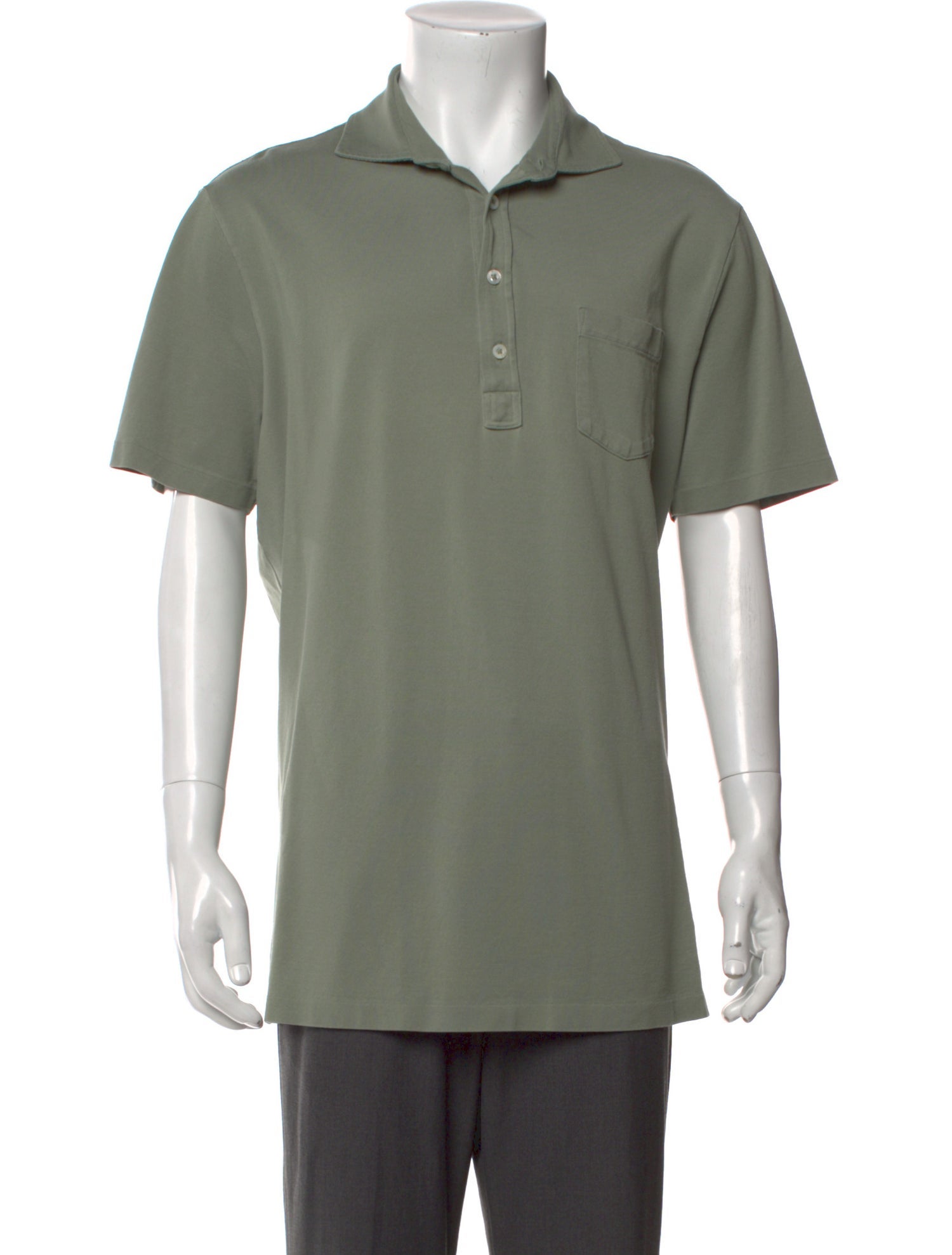 Ralph Lauren Purple Label Collar Short Sleeve Polo Shirt