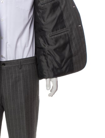 Ralph Lauren Purple Label Wool Striped Two-Piece Suit Vest