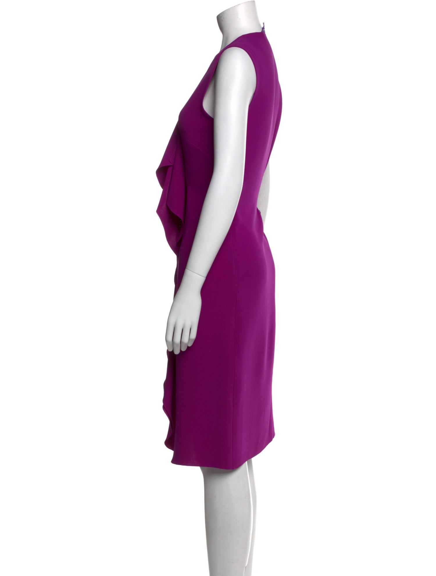 Ralph Lauren Purple Label Silk Midi Length Dress