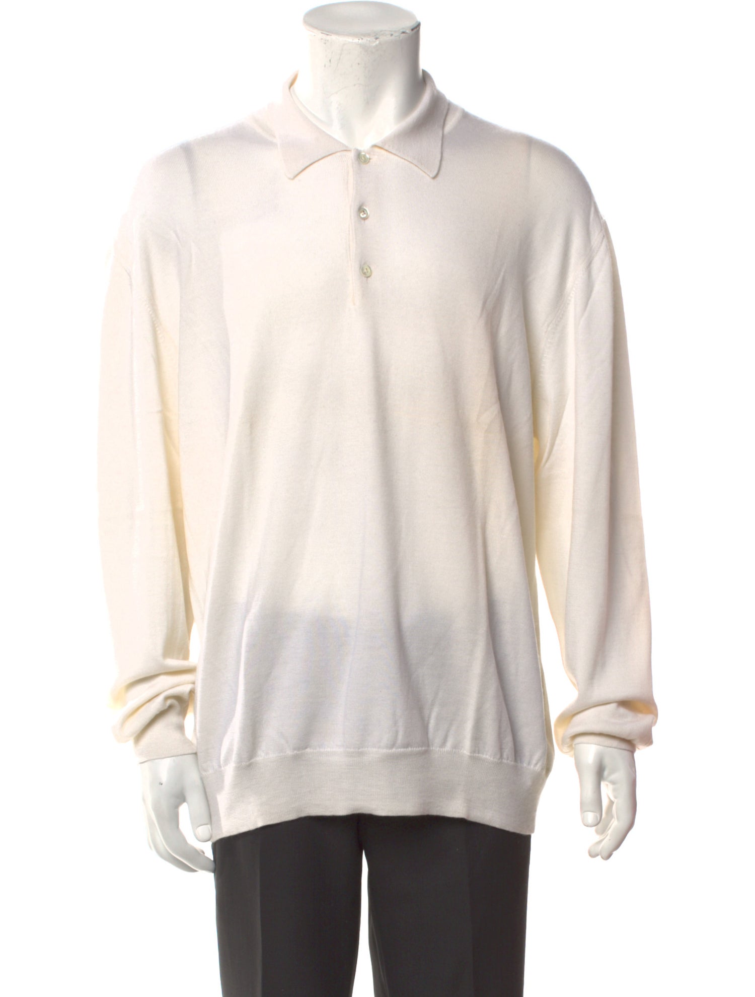 Ralph Lauren Purple Label Cashmere Mock Neck Polo Sweater w/ Tags