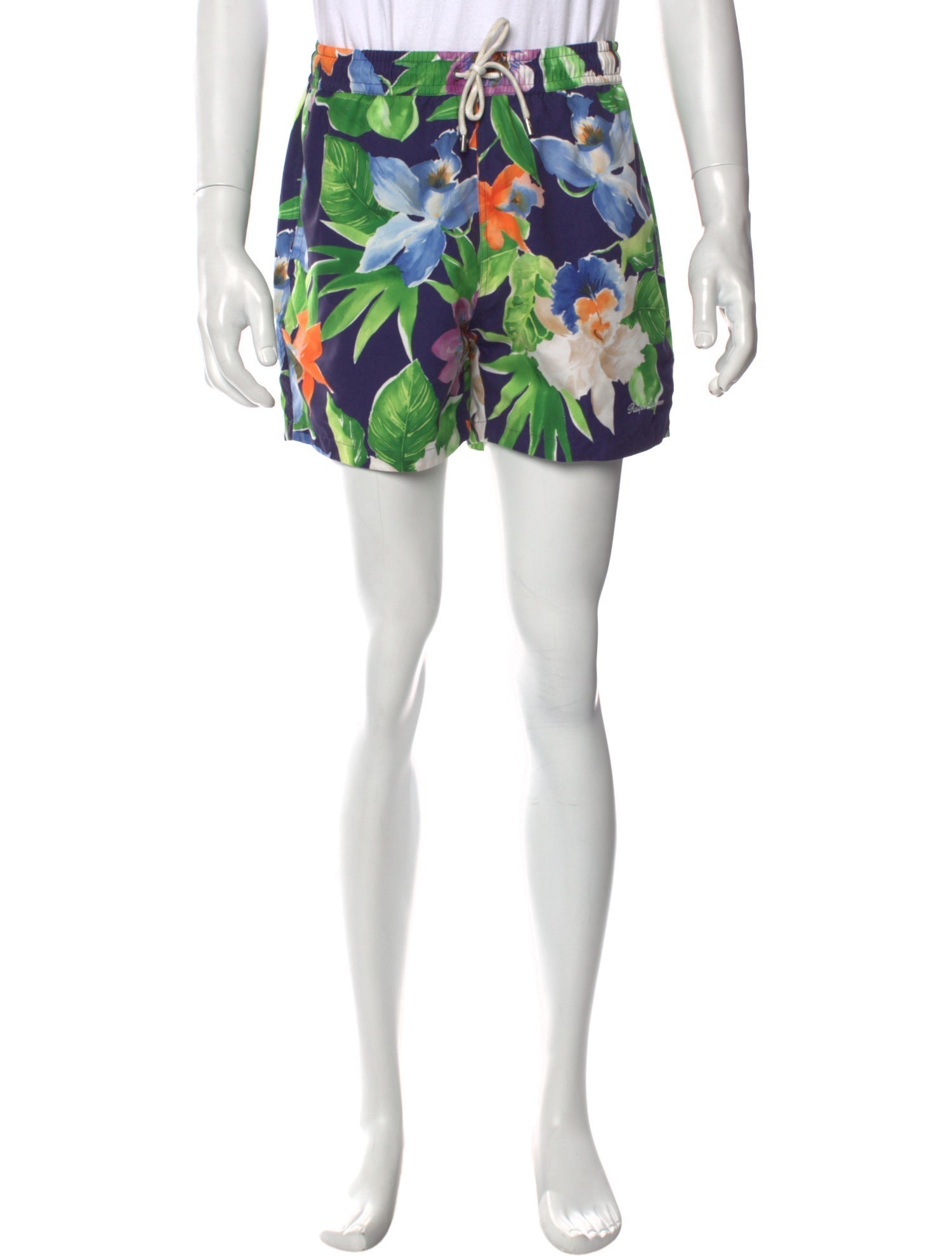 Ralph Lauren Purple Label Floral Print Swim Trunks w/ Tags