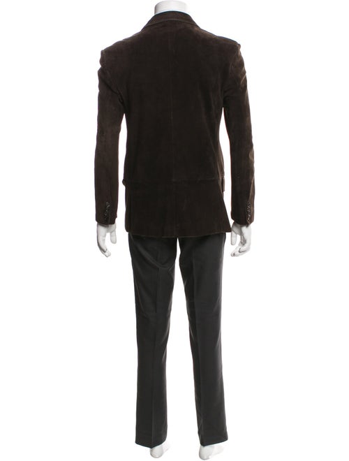 Ralph Lauren Purple Label Suede Overcoat