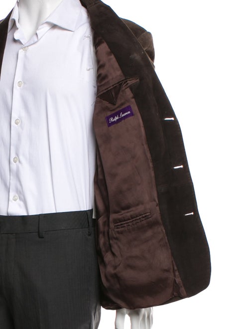 Ralph Lauren Purple Label Suede Overcoat