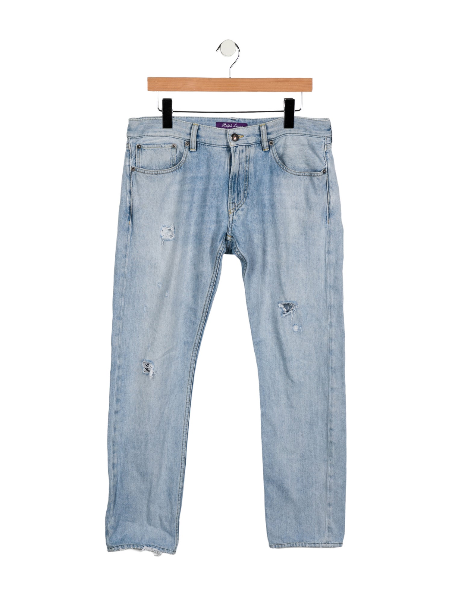 Ralph Lauren Purple Label Mid-Rise Skinny Leg Jeans