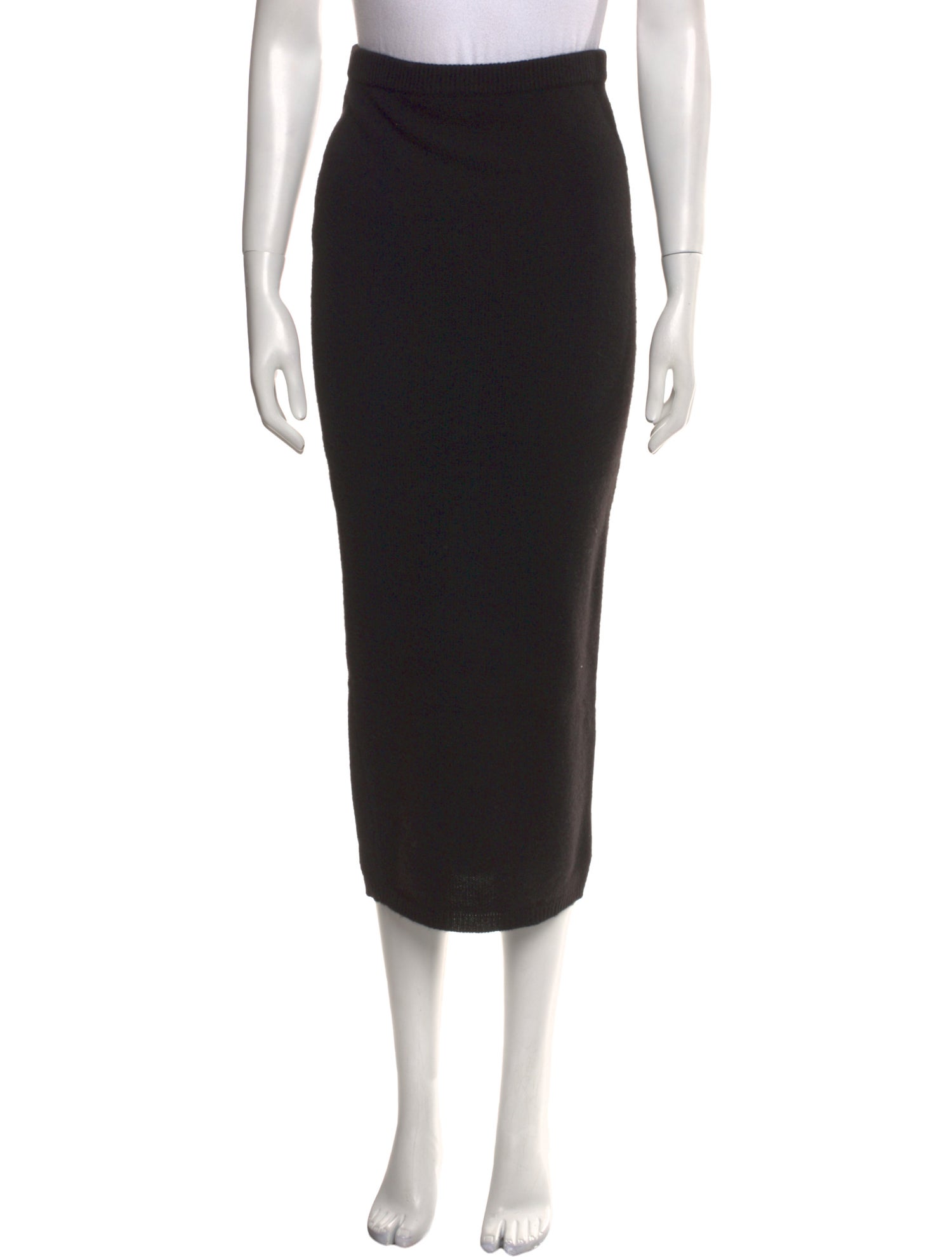 Ralph Lauren Purple Label Cashmere Midi Length Skirt