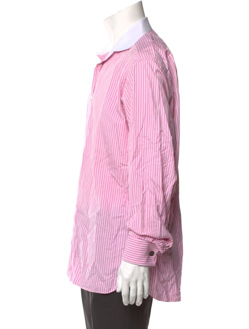 Ralph Lauren Purple Label Striped Long Sleeve Dress Shirt