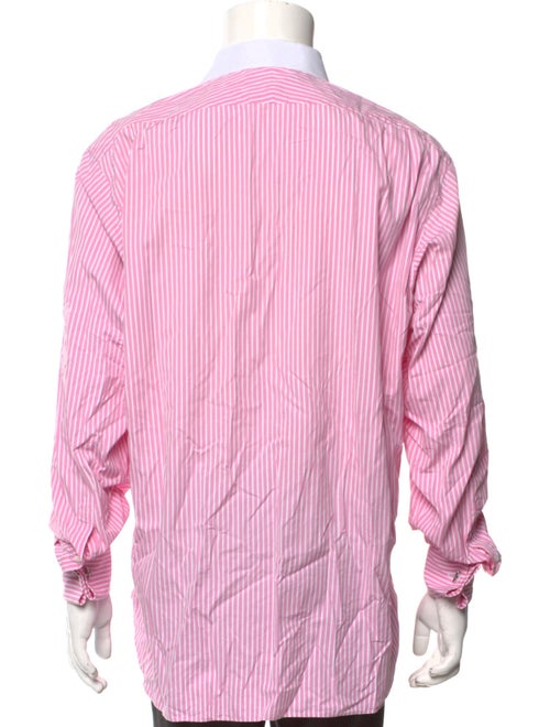 Ralph Lauren Purple Label Striped Long Sleeve Dress Shirt