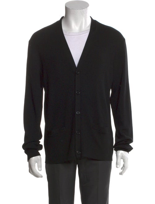 Ralph Lauren Purple Label Merino Wool V-Neck Cardigan