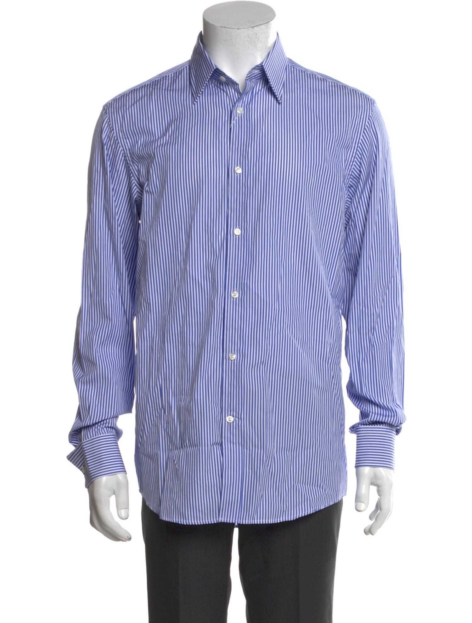 Ralph Lauren Purple Label Striped Long Sleeve Dress Shirt w/ Tags