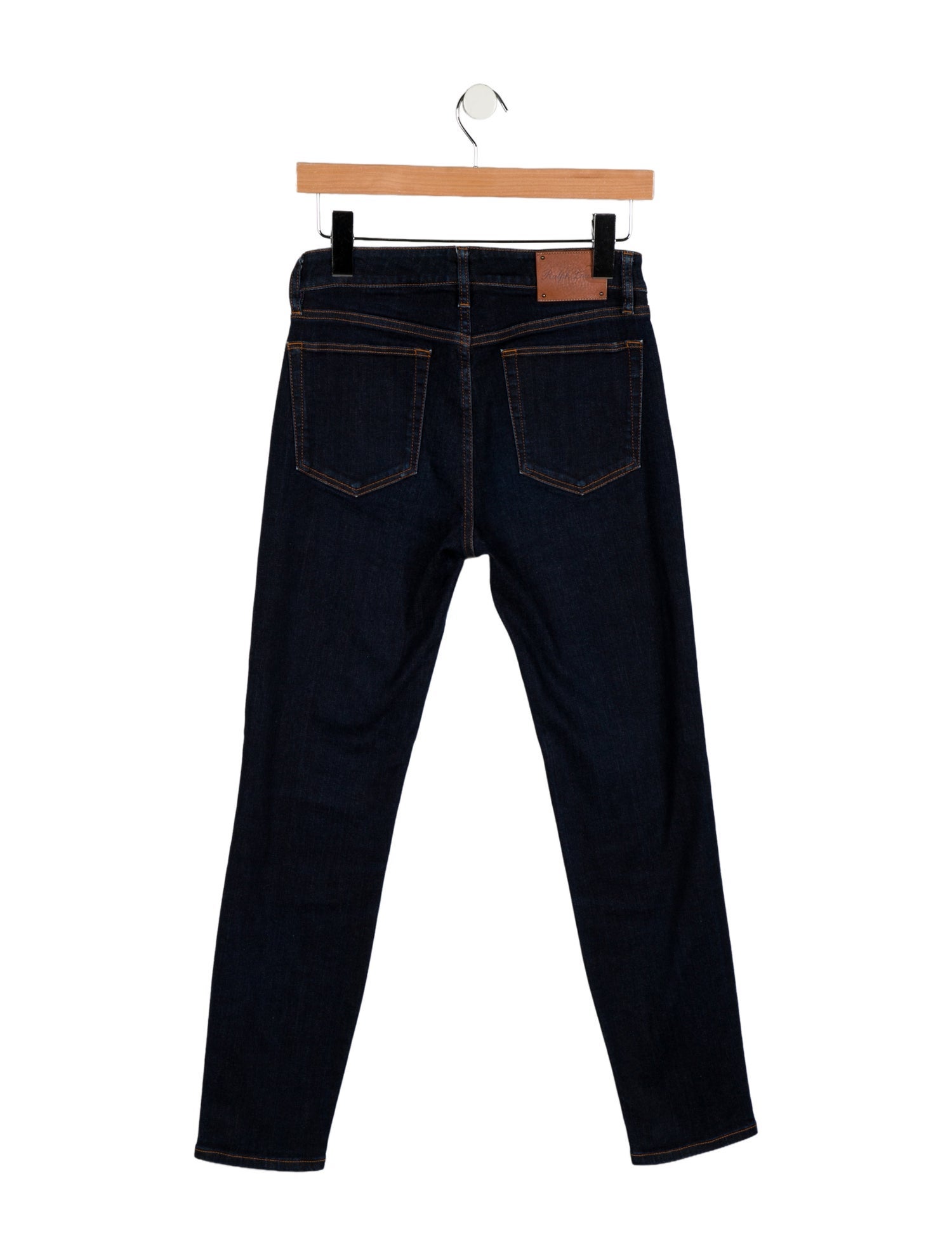 Ralph Lauren Purple Label Mid-Rise Skinny Leg Jeans