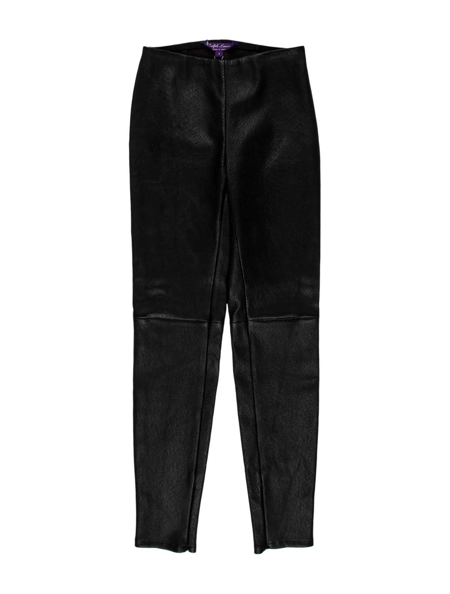 Ralph Lauren Purple Label Lamb Leather Skinny Leg Pants w/ Tags