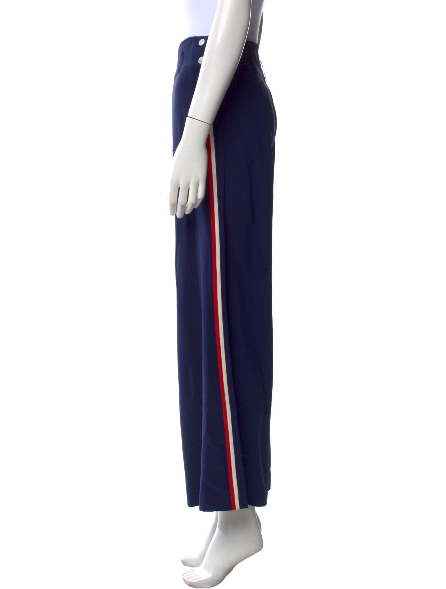 Ralph Lauren Purple Label Silk Wide Leg Pants