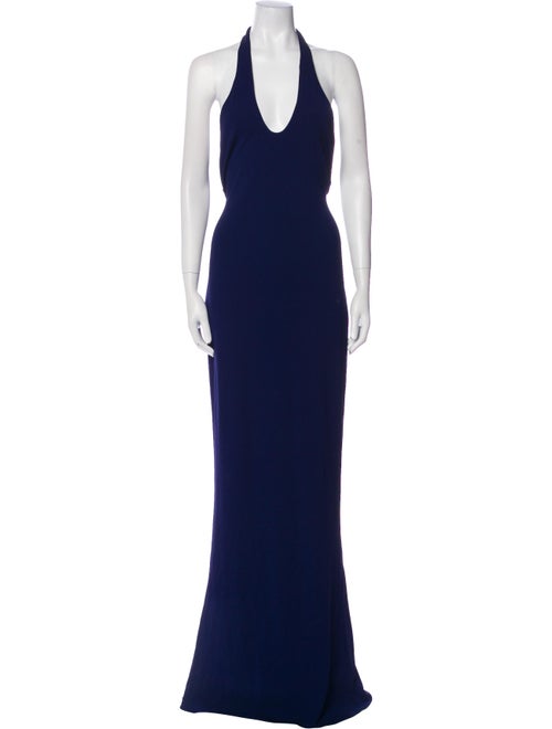 Ralph Lauren Purple Label Halterneck Long Dress