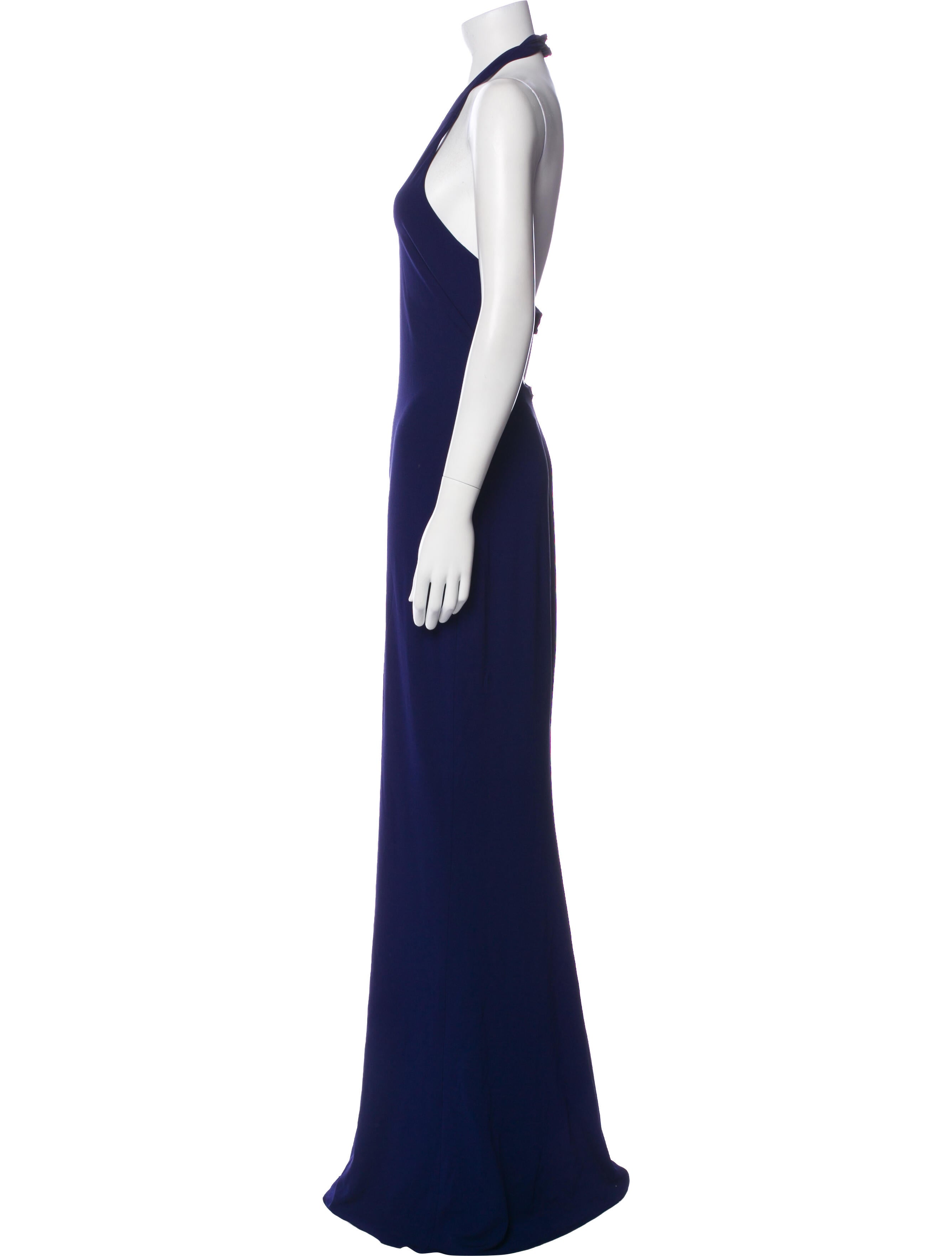 Ralph Lauren Purple Label Halterneck Long Dress