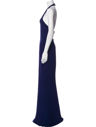 Ralph Lauren Purple Label Halterneck Long Dress
