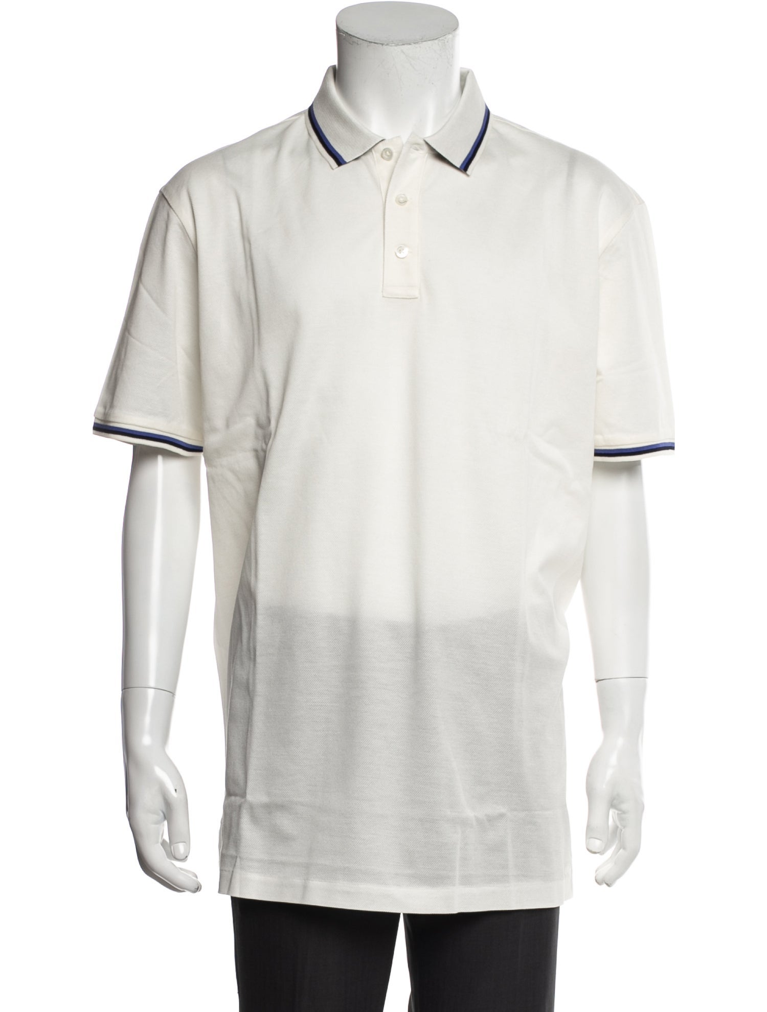 Ralph Lauren Purple Label Striped Collar Polo Shirt w/ Tags