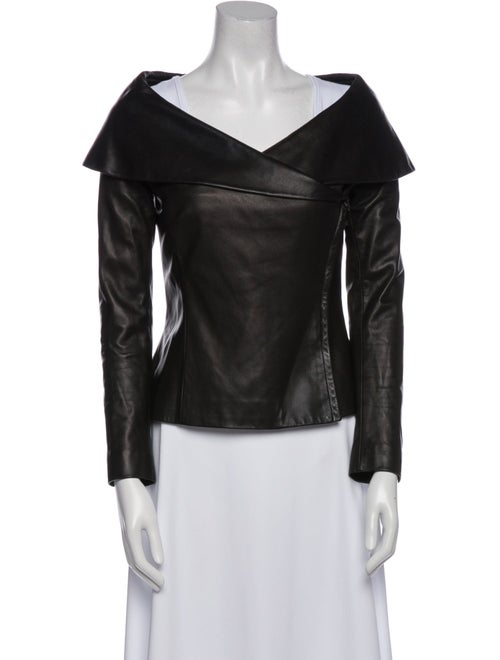 Ralph Lauren Purple Label Lamb Leather Biker Jacket