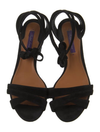 Ralph Lauren Purple Label Suede Sandals