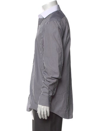 Ralph Lauren Purple Label Striped Long Sleeve Dress Shirt