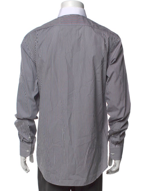 Ralph Lauren Purple Label Striped Long Sleeve Dress Shirt