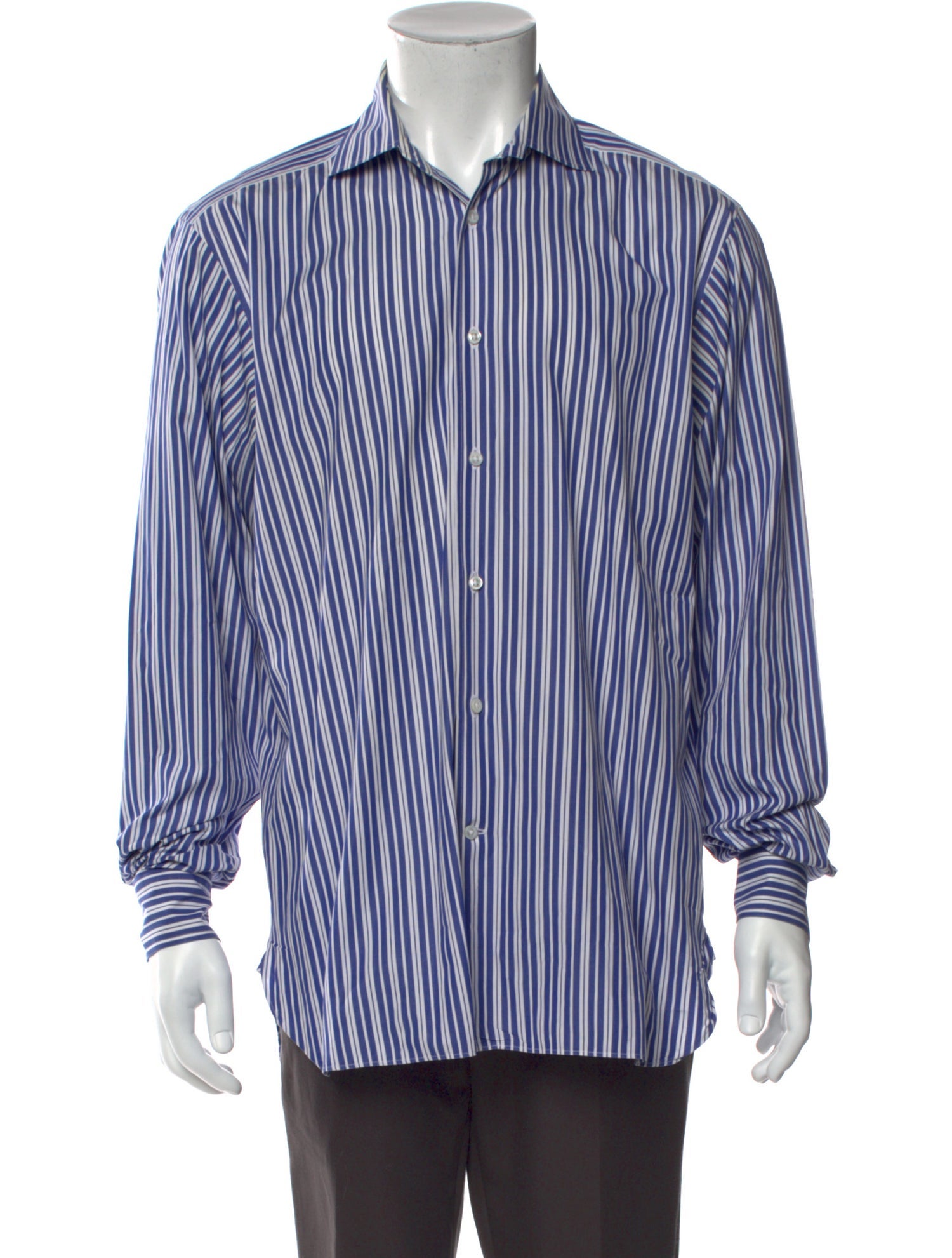 Ralph Lauren Purple Label Striped Long Sleeve Shirt