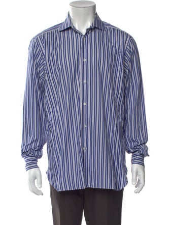 Ralph Lauren Purple Label Striped Long Sleeve Shirt