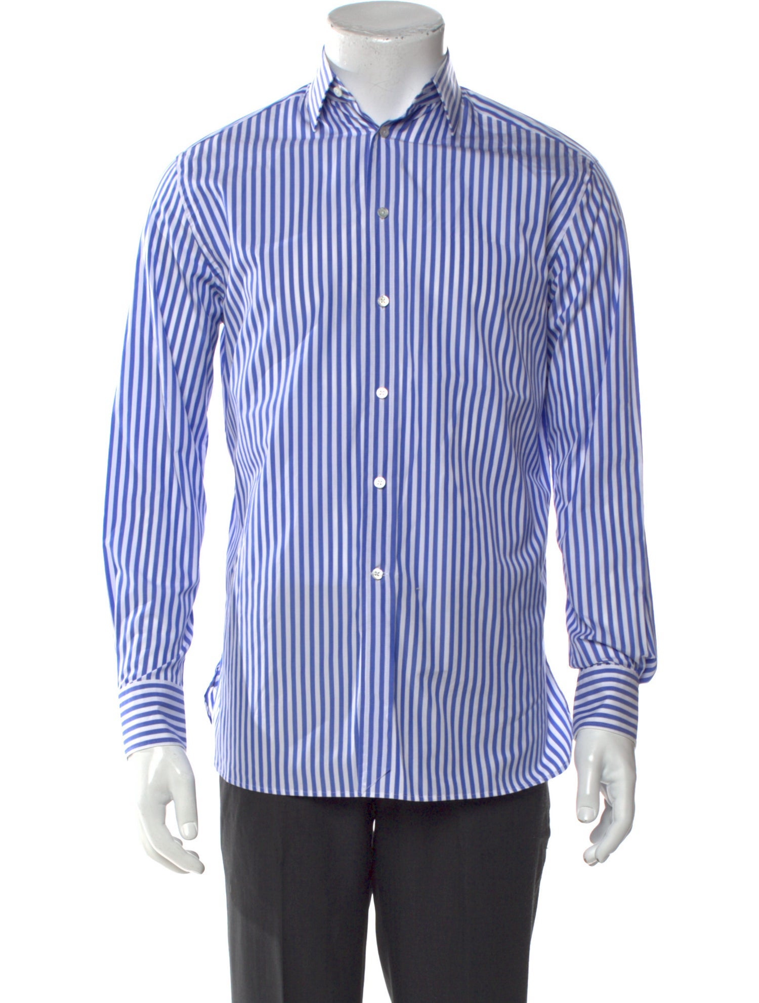 Ralph Lauren Purple Label Striped Long Sleeve Shirt