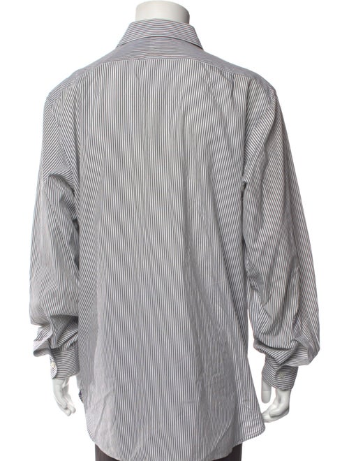 Ralph Lauren Purple Label Striped Long Sleeve Dress Shirt