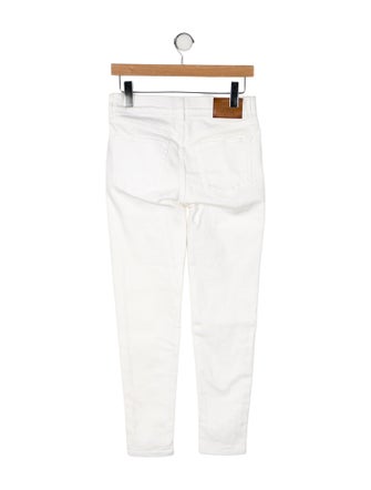 Ralph Lauren Purple Label Mid-Rise Skinny Leg Jeans