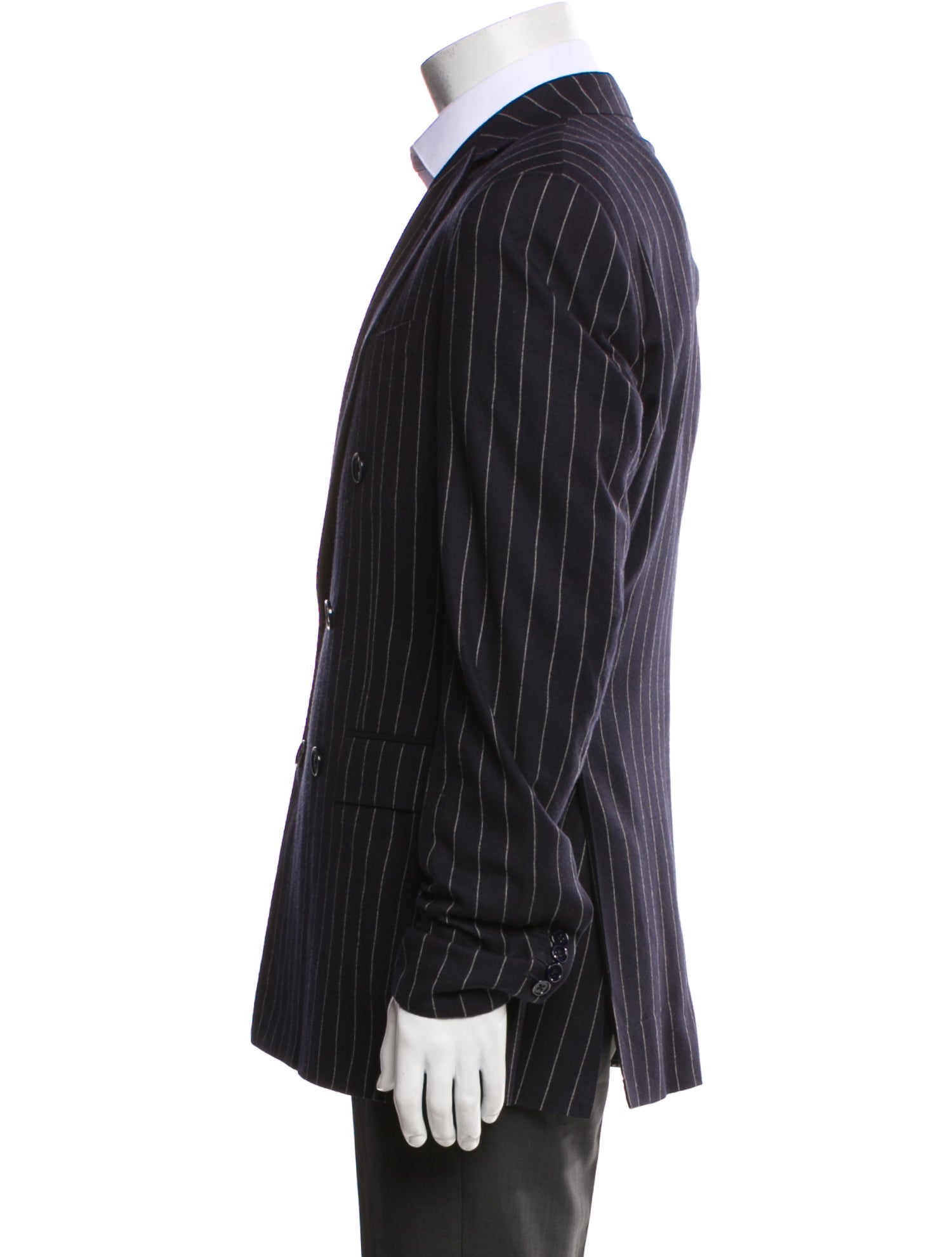 Ralph Lauren Purple Label Wool Striped Blazer