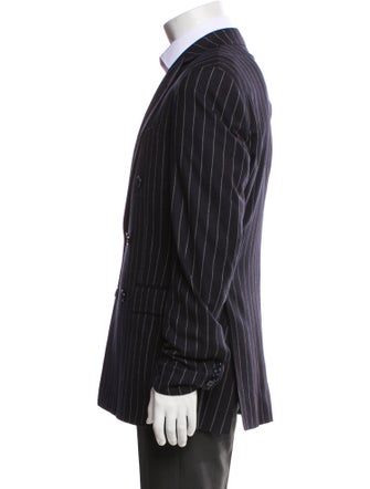 Ralph Lauren Purple Label Wool Striped Blazer