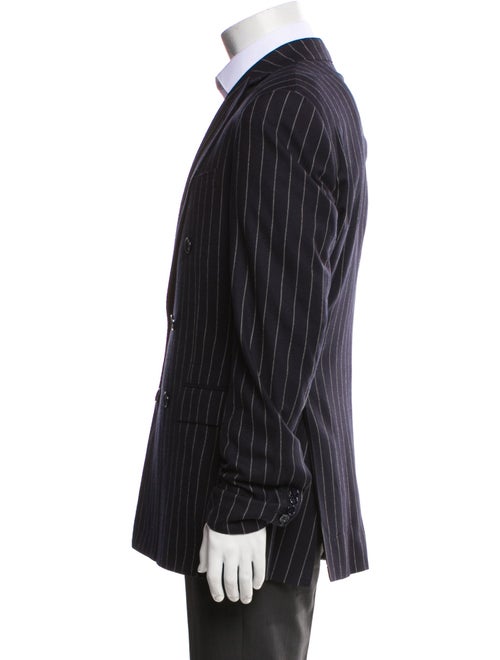 Ralph Lauren Purple Label Wool Striped Blazer