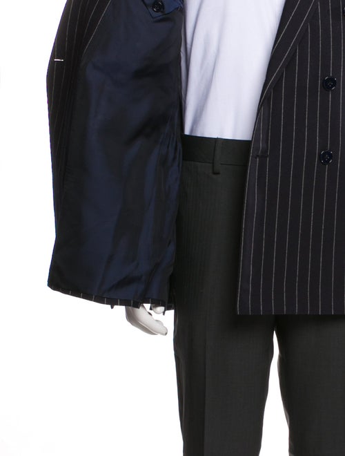 Ralph Lauren Purple Label Wool Striped Blazer