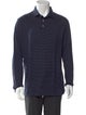 Ralph Lauren Purple Label Striped Collar Polo Shirt