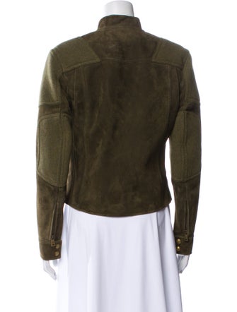 Ralph Lauren Purple Label Lamb Leather Biker Jacket