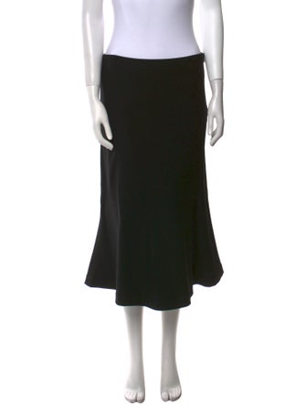 Ralph Lauren Purple Label Wool Midi Length Skirt