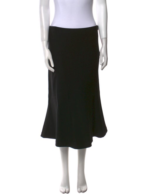 Ralph Lauren Purple Label Wool Midi Length Skirt